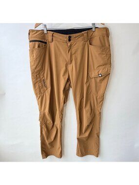 Truewerk T1 WerkPant Mens 42x30 Orange Lightweight Stretch Cargo Work Pants K78
